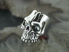 Gioielli da barba in argento 925 perla da barba perla per capelli anello da barba gioielli da barba TESCHIO TESCHIO