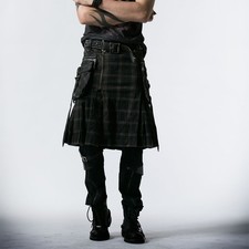 Gonna uomo punk - , denim