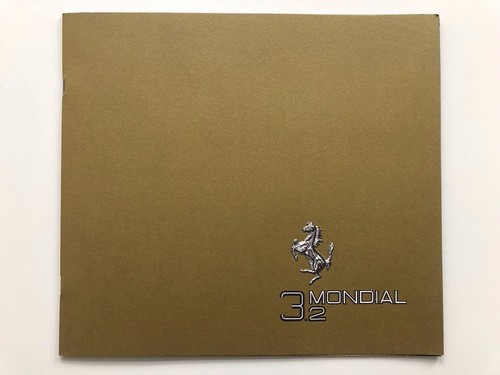 Brochure ferrari mondial - mondial, 3.2