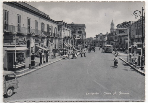 Cartolina cerignola corso a - cerignola,