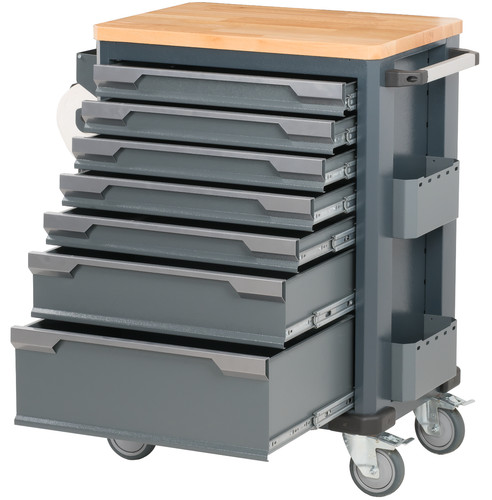Carrello porta attrezzi - , con