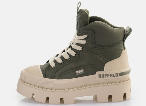 Buffalo raven laceup mid - raven,