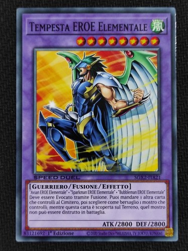 Tempesta eroe elementale - tempesta,