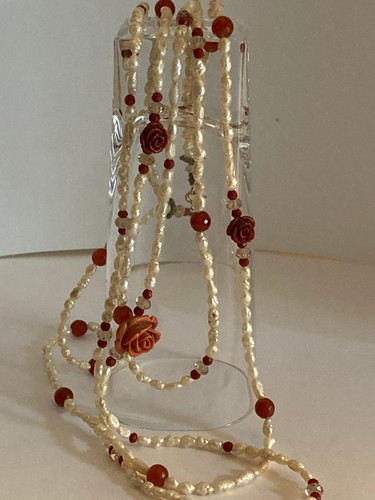 Collana fili degradè perle - ,
