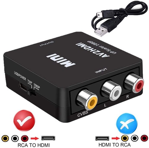 Adattatore convertitore rca - da,