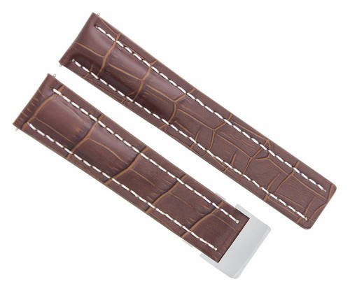 22mm leather watch - leather, strap