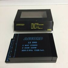 ACCORD LS 046 3 WAY STEREO 4 OHM 250 W 800-5KHz 12 db/oct. HIGT POWER NUOVO