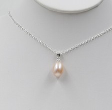 Ciondolo goccia d'acqua piatta