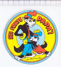 SEI FORTE PAPA'  Ezechiele Lupo - Topolino 1631/1987 adesivo staccattacca -0837
