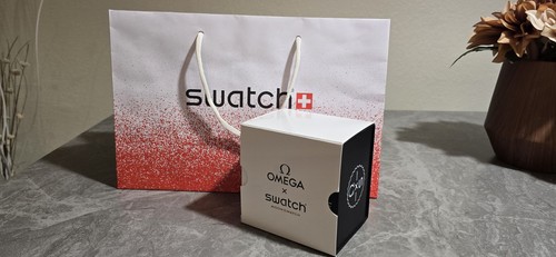 Omega swatch black - black, snoopy