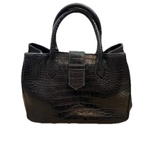 Borsa media Silvano Biagini in pelle nera Made in Italy leggi descrizione