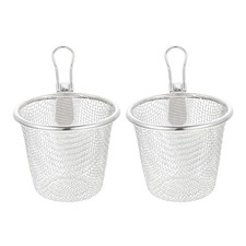  2 Pcs Colini Acciaio Inox