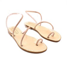 Sandali artigianali da donna capresi bassi infradito gioiello capri positano 39