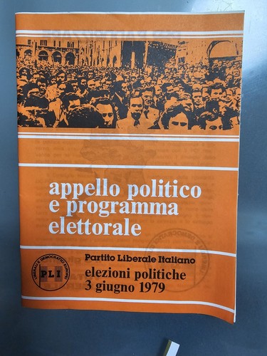 Libro pli partito liberale - libro,