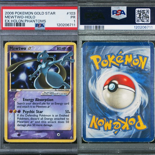Psa mewtwo gold star - 1,