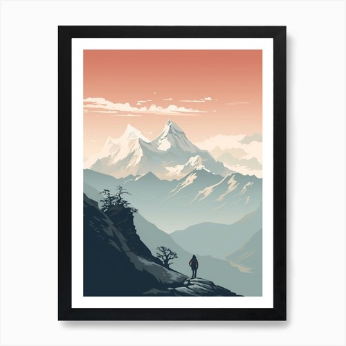 Poster poon hill trek - trek, nepal