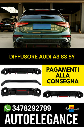 Diffusore paraurti posteriore