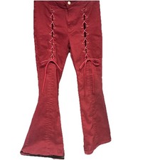 Jeans sidro allacciati taglio