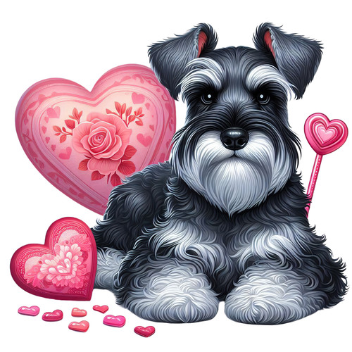 Adesivo auto schnauzer nano - auto,