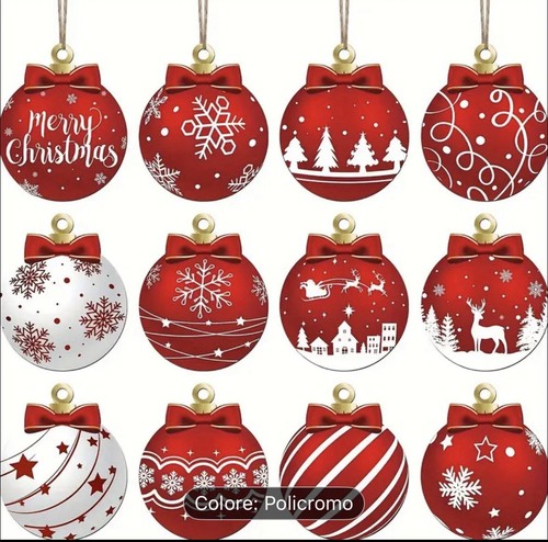 Set palle di - di, natale
