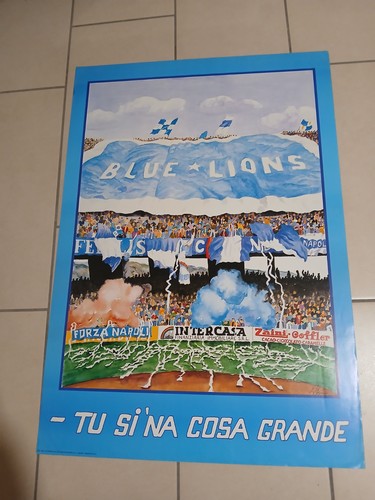 Poster vintage anni napoli - 80,