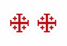 2X Adesivo Sticker Rotondo