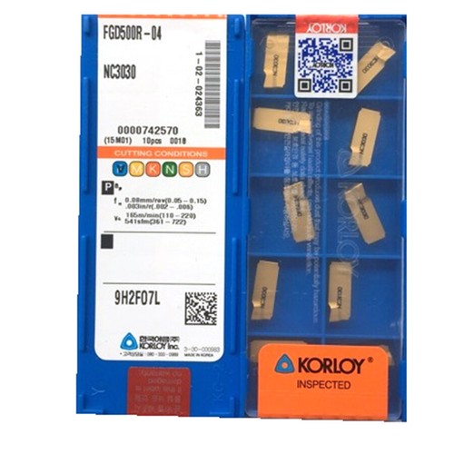 Korloy fgd500r nc3030 - korloy,