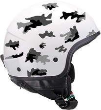 Kit 26 Adesivi camouflage militare stella Casco Moto bici NERO-GRIGIO c.2248