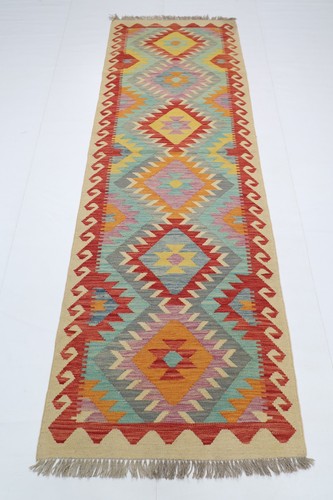 Tappeto kilim lana runner - , 8