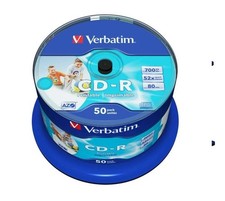 100 dischi stampabili Verbatim