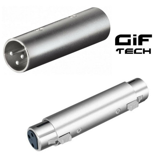 Adattatore giunto xlr - xlr, cannon