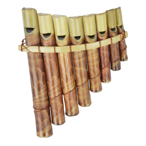 Flauto pan bambù legno - di,