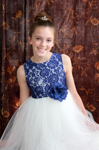 Abito bambina pizzo - , floreale