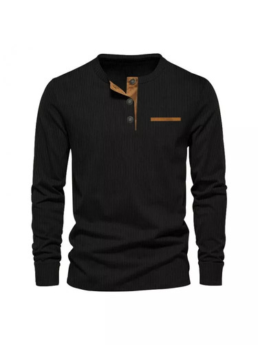 Maglia uomo nera elegante - uomo,