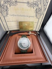 Louis Berset Genève Montre Automatique Orbital Green Swiss Made Neuf Full Set