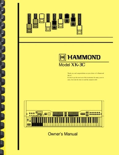 Hammond xk3c tastiera - hammond, xk-3c