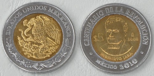 Messico pesos 2008 - messico, 5