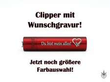 Accendino clipper in metallo