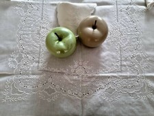 Ricca tovaglia x12 ricami in