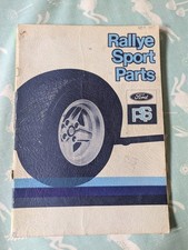 Catalogo ricambi auto FORD RS