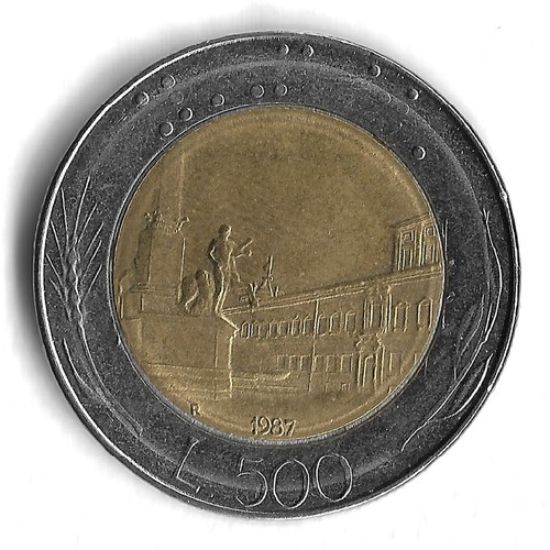 Moneta mondiale 500 lire - mondiale,
