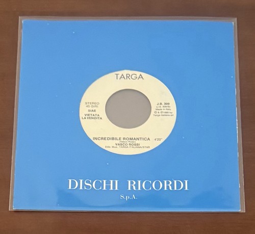 Vasco rossi rarissimo giri - rossi,