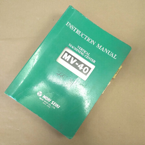 Mori seiki manuale - mv-40,