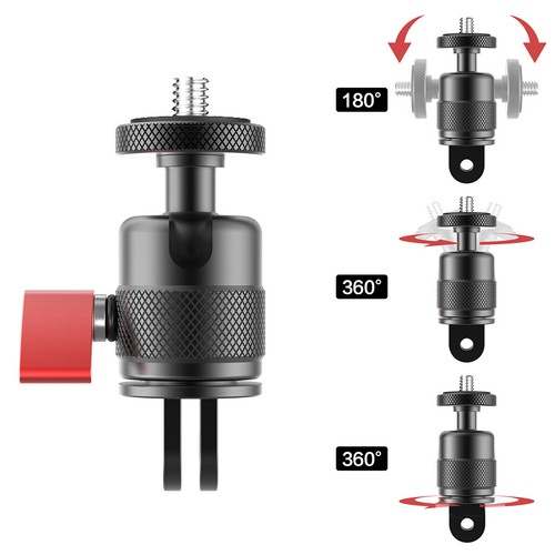 Adattatore testa treppiede 360