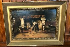 Antico quadro con cornice