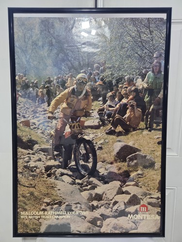 Raro poster montesa - poster, trials