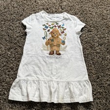 Abito bianco Polo Bear Ralph Lauren taglia 18 mesi
