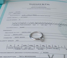 Anello solitario Tiffany & Co