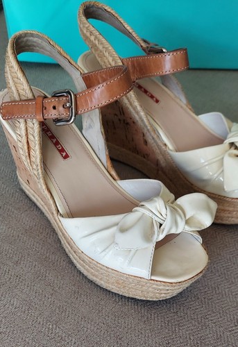 Prada sandali donna zeppa - sandali,