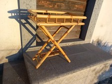 Tavolinetto Vassoio Bambu Antico